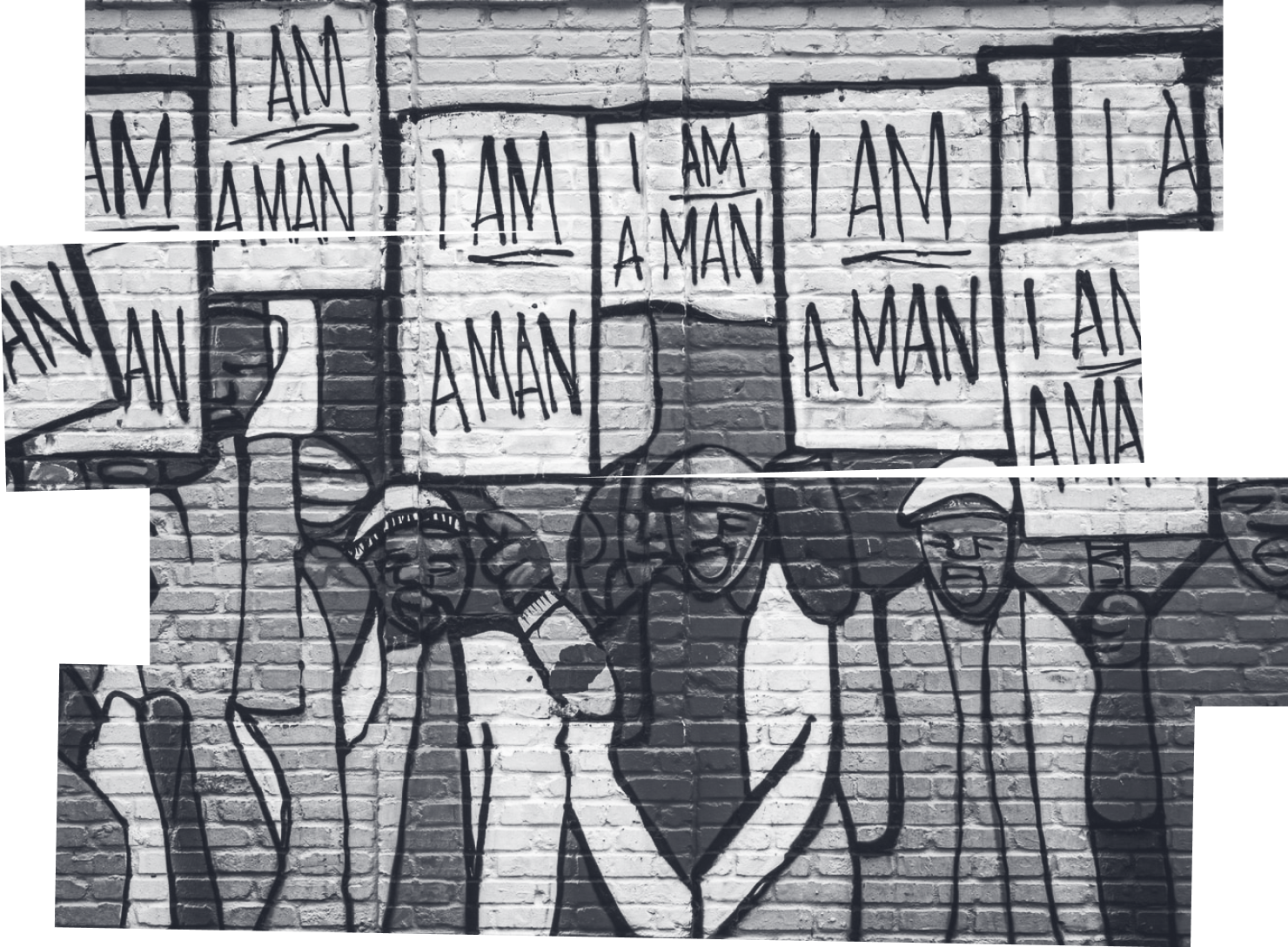 I Am A Man mural.